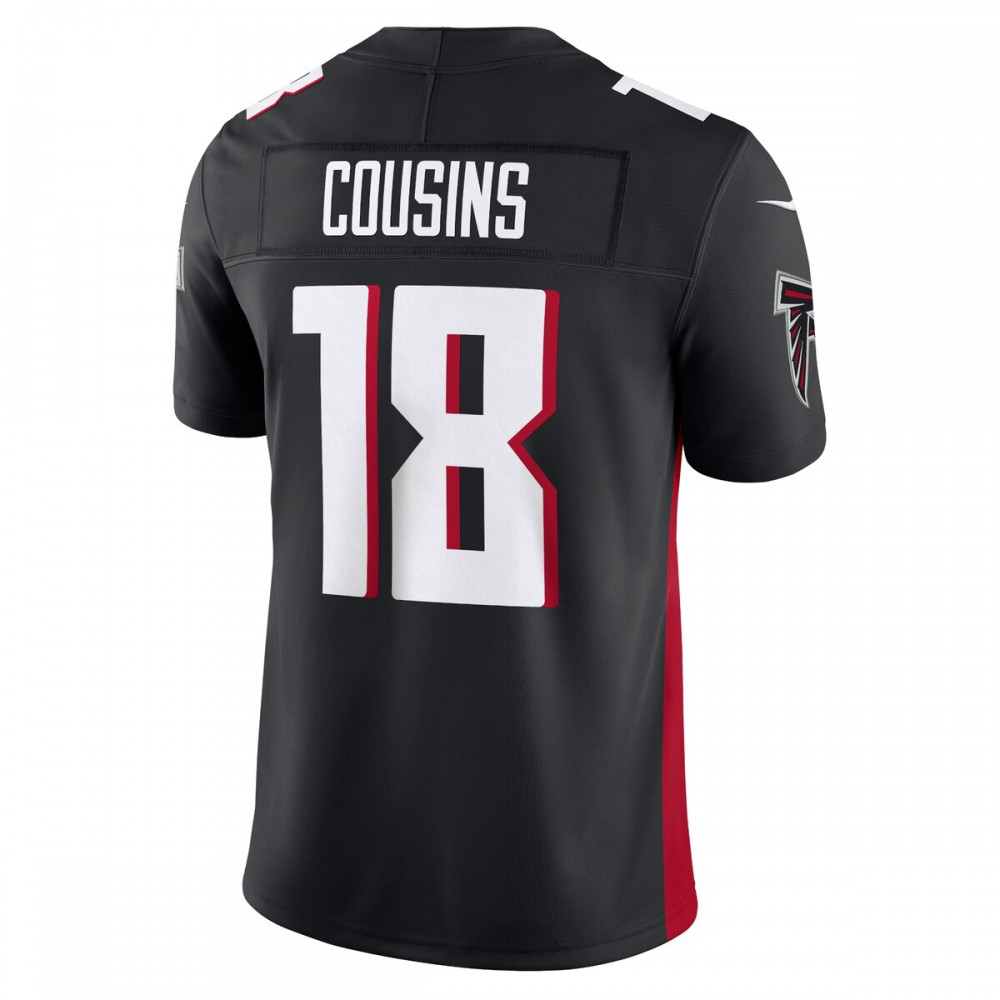 Kirk Cousins Atlanta Falcons Nike Vapor F.U.S.E. Limited Jersey - Black-GridironStore
